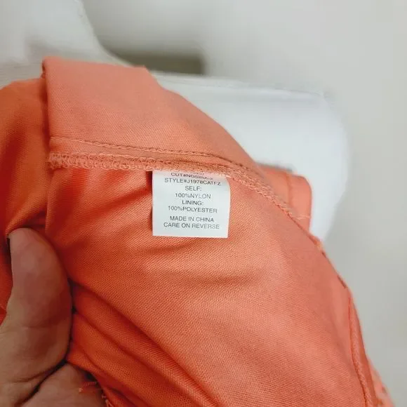 Buckle Peach Lace Dress Large - Picture 8 of 9